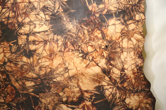 Cowhide / Kip leather / Amami Oshima mud-dyed leather / Spotted pattern