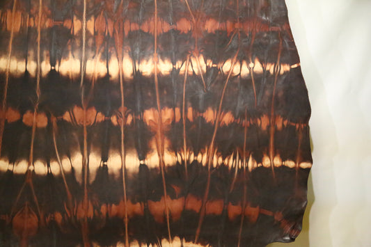 Cowhide / Kip leather / Amami Oshima mud-dyed leather / Line-dyed